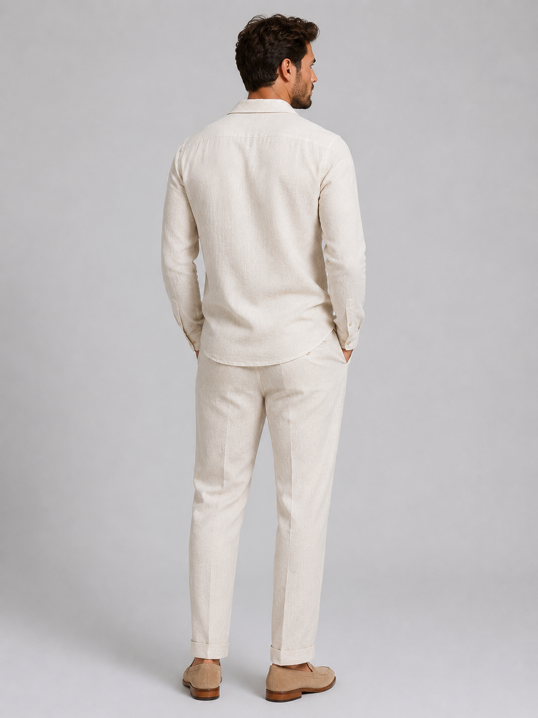 Mason | Men's Linen Shirt & Pants Set