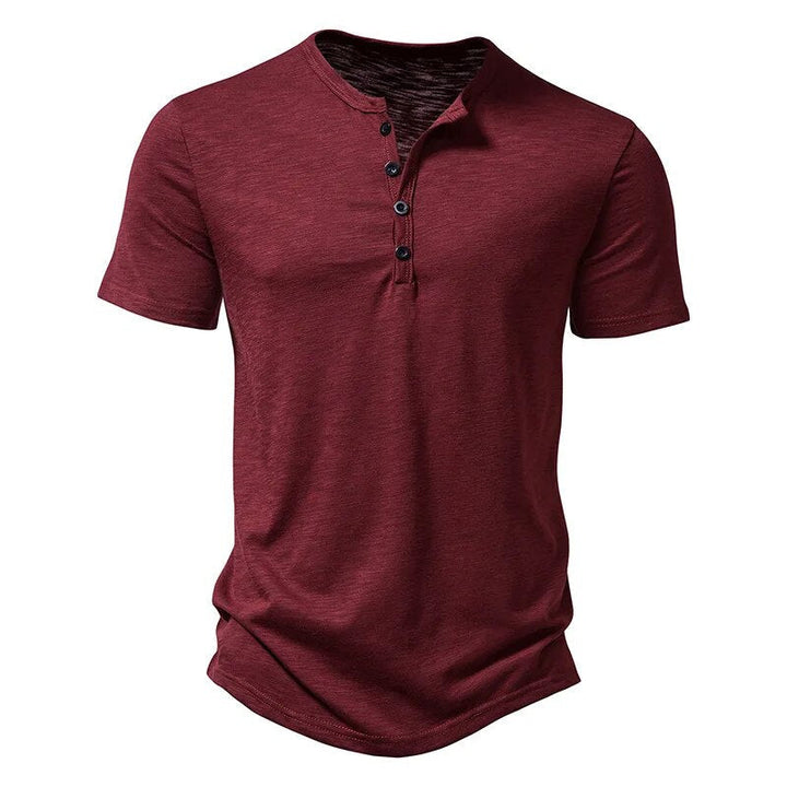 Milo | Men's Short Sleeve Henley T Shirt