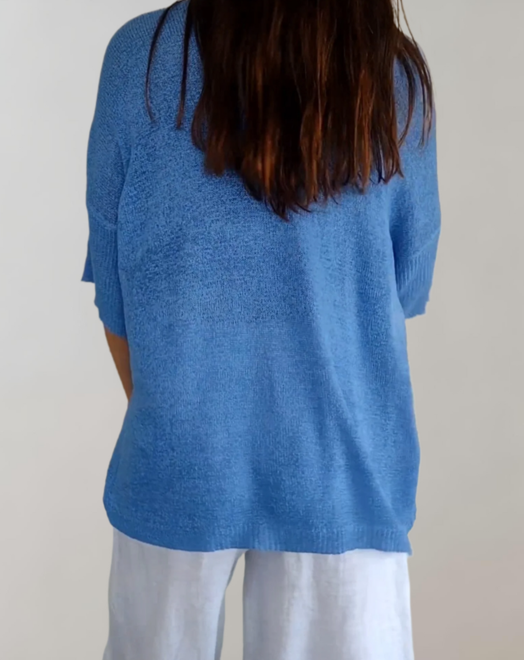 Rose | Women's V Neck Knit Top