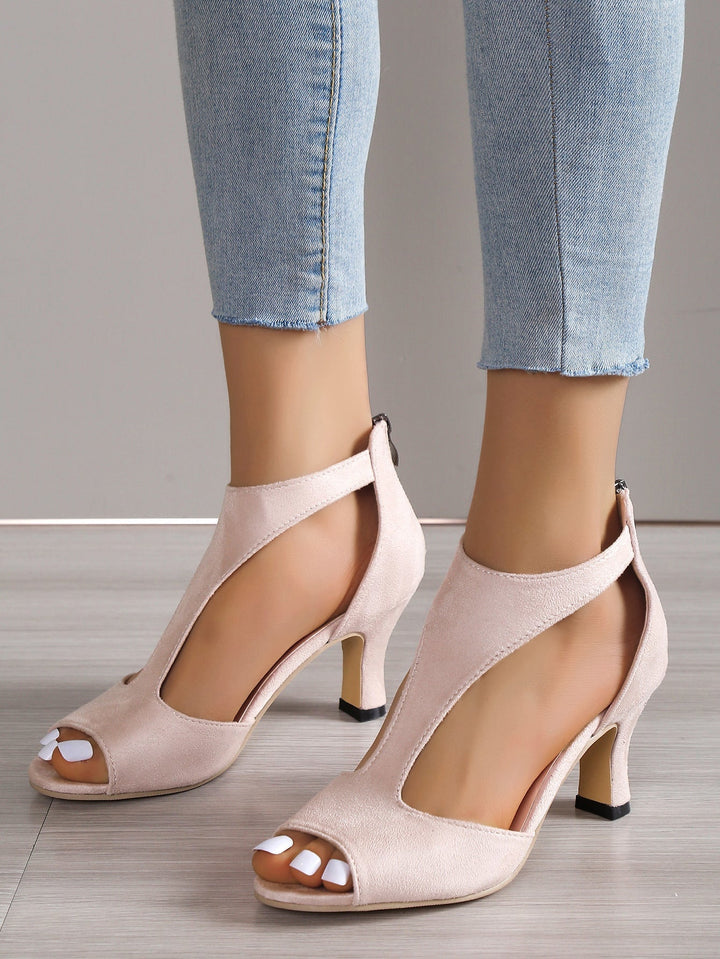 Mara | Women's Orthopedic Open Toe High Heels with Cushioned Support