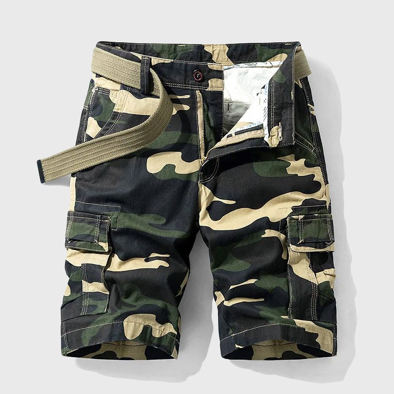 Wyatt | Men's Camo Knee Length Cargo Shorts
