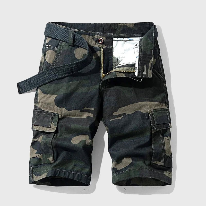 Wyatt | Men's Camo Knee Length Cargo Shorts