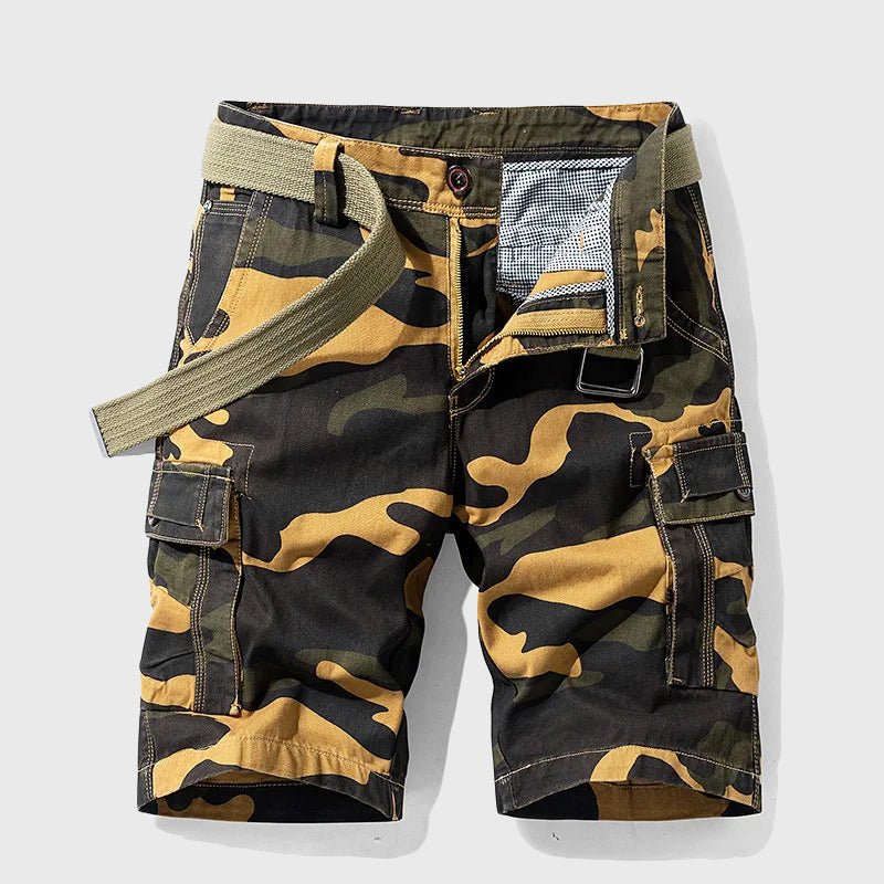 Wyatt | Men's Camo Knee Length Cargo Shorts