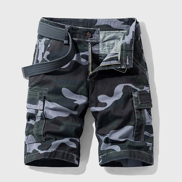 Wyatt | Men's Camo Knee Length Cargo Shorts